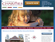 Tablet Screenshot of catholiccharitiesgainesville.org